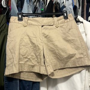 Tan women shorts size 6
